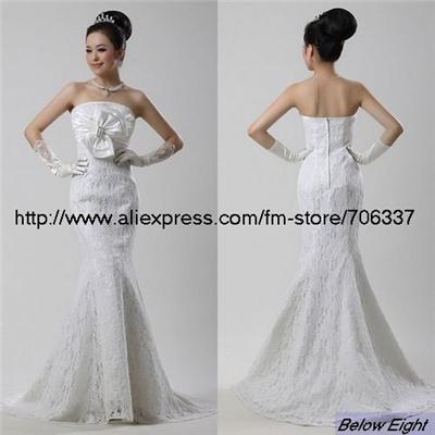 Đầm Cưới Ren Đuôi Cá